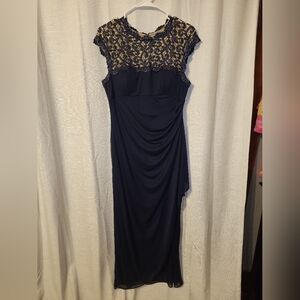 SLNY Navy Blue Dress